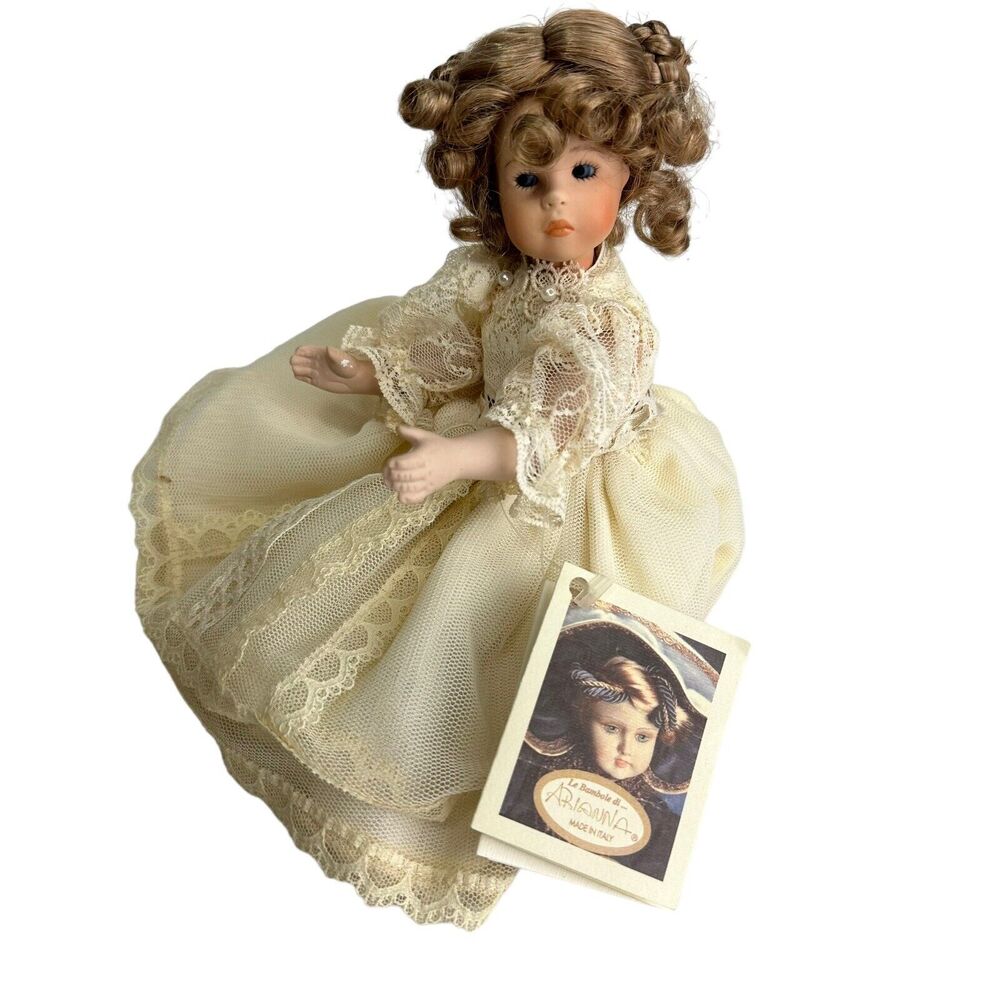 le bambole di arianna Valentina Bisque Doll Made in Italy